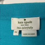 Kate Spade  Turquoise Cardigan with White Details Photo 3