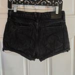 Sterling & Stitch Black Sequin Denim Shorts Women’s 27 Raw Hem Party Y2K Sparkle Photo 2