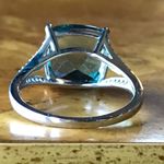 Teal Color Changing Fluorite Sterling Silver Ring Size 8.75 Green Photo 2