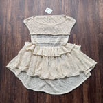 Free People NWT High Neck Backless Knitted Ruffle Top - Size XS Photo 0