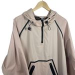 Ivy Park Women’s Perforated Mesh Hooded Pullover Jacket in Dusty Pink Size S Photo 7