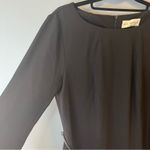 MM.LaFleur Dress Black Etsuko Dress Belted w/ Pockets Sz 10 EUC Wondertek Fabric Photo 7