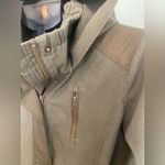 Signature Studio  Army Green Hooded Drawstring Cargo Jacket Large Photo 3