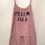 "Pillow Talk Not Included" Pink Romper Size M Photo 3