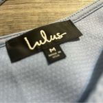 Lulus Baby Blue Home Before Daylight Periwinkle Dress; size Medium Photo 7