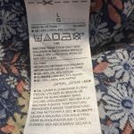 Old Navy  Tunic Shirt Large Linen Blend Floral Pin tucked Photo 3