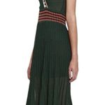 Beulah  V-Neck Knit Crinkle Dress Photo 1