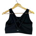 DSG Women's Black Athletic Sports Bra Strappy Back Medium Support Size L Size L Photo 3