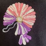 Boston Proper  Floral Embroidered Button Front Shirt/Jacket/Blazer Photo 6