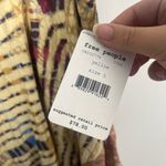 Free People New  Daydreamer Swing Tank in yellow size large boho Photo 2