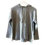 Sweet Romeo  Ribbed Hooded Sweater/Light Heather Grey/Size XS Photo 0