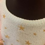 Pink By Victoria Secret Light Blue Star Knit Acrylic Sweater Photo 3