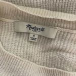 Madewell  SZ S cream sweater with stripe detailing Photo 3