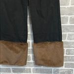 We Wore What Flare in Black Faux Fur Straight Leg Women’s Size 24 Photo 5
