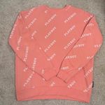 Playboy x Missguided Coral Pink Logo Crewneck Sweatshirt Photo 1