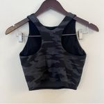 Athleta Conscious Camo Printed Crop Top Black Women’s Size XS Athletic 531128 Photo 4