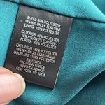 Tahari  | Forest Green Lace Draped Neck Long Sleeve Cocktail Dress Sz 6 Photo 9