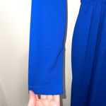 Kabayare NWT Rayon Blue Long Sleeve Formal Maxi Dress Size M Photo 3