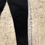 Juicy Couture  Black Sport Leggings with Athletic Stripes Size M Photo 1
