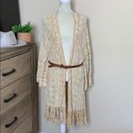 Free People nwt // lucia fringe knit cardigan Photo 36