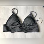 Shade & Shore Shade & Shade Bralette Triangle Ribbed Bikini Top Large 12-14 Photo 1