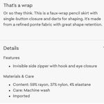 Aritzia Babaton Leona Pencil Skirt Photo 6