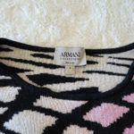 Giorgio Armani Armani Collezioni Made In Italy Wool Knit Sweater Y2K Luxury Abstract Size S(8) Photo 6