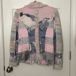 Lulu H Paris Kint Pastel Cardigan. Size Medium Purple Photo 4