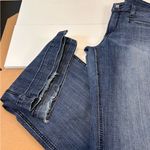 Ariat Dark Blue Denim Wide Leg Mid Rise Trousers Women’s Size 32x33 Photo 2