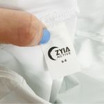 Zyia  Active White Unicorn Luxe Iridescent 7/8 Legging Size 6-8 Photo 9