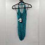 Michael Costello  x REVOLVE Skylar Mini Dress in Turquoise Photo 6