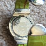 Strada women’s vintage green/silver‎ bangle bracelet watch one size extends Green Photo 5