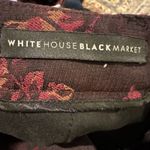 White House | Black Market WHBM Rose-Print Jacquard Slim Ankle Pants Sz 4 Reg New Photo 3