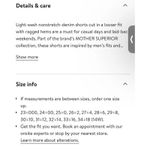 MOTHER Denim MOTHER The Skipper Short N Long Fray Leap At The Chance Size 24 Denim Shorts NWT Photo 6