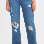 Levi's Levi’s low pro straight distressed dark wash jeans 27 Photo 0