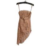 NBD  Revolve Secrets Revealed Lace
Asymmetrical Romper in Dusty Rose Sz XS Photo 4