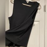 J.Crew NWOT Size XXL Black Mid Weight Scoop Neck Knit Cotton Tank Top Photo 7