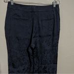 Equipment Femme Lita Navy Blue Eclipse Floral Jacquard Viscose Trouser Pants Photo 11