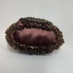 The Pyramid Collection Art Deco Green Beaded Bag Metal Clasp/Detachable Strap Photo 3