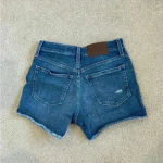 J.Crew  mercantile blue denim high rise shorts in size 24 Photo 1