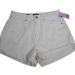 Wild Fable  Women's White Highest Rise Mom Denim Jean Shorts NEW Photo 0