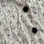 Rachel Antonoff Fanny Pleated Shirt Dress Size 0 Pink & Black Photo 6