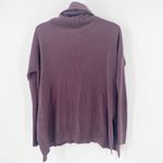 SUSINA mauve purple shark bite cowl neck oversized sleeve sweater size S Photo 1