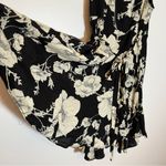 Free People French Quarter Black Floral Wrap Dress Size xs Photo 2