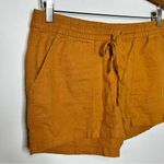 J. Crew‎ factory linen blend shorts mustard yellow size small Gold Photo 1