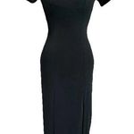 Jessica Howard Vintage Wiggle Cocktail Dress Bombshell PinUp Pencil Vixen Sexy Sheer Sz 10 Photo 0