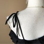 ASOS | Black Ruffle Tie Spaghetti Strap Mini Dress Sz 8 Photo 6