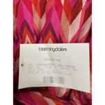 AQUA  Pink Chevron Halter Dress‎ Ruffle Hem Sleeveless Party Cocktail Photo 9