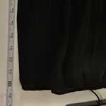 Anthropologie Current Air Women top medium black satin lace coquette witchy Elphaba Victorian Photo 6