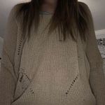 fab'rik cream distressed sweater Photo 0